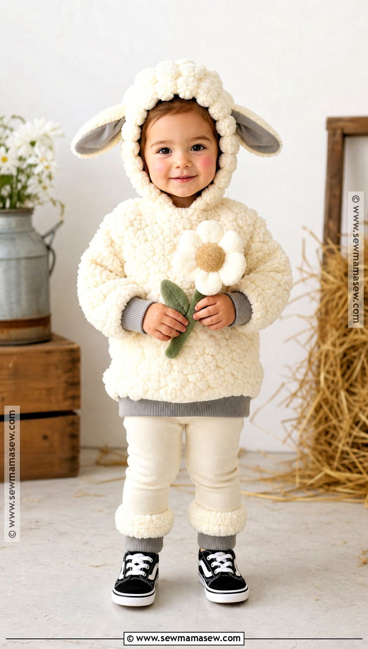 Toddler Girl Lamb Costume - 30 toddler girl halloween costume ideas