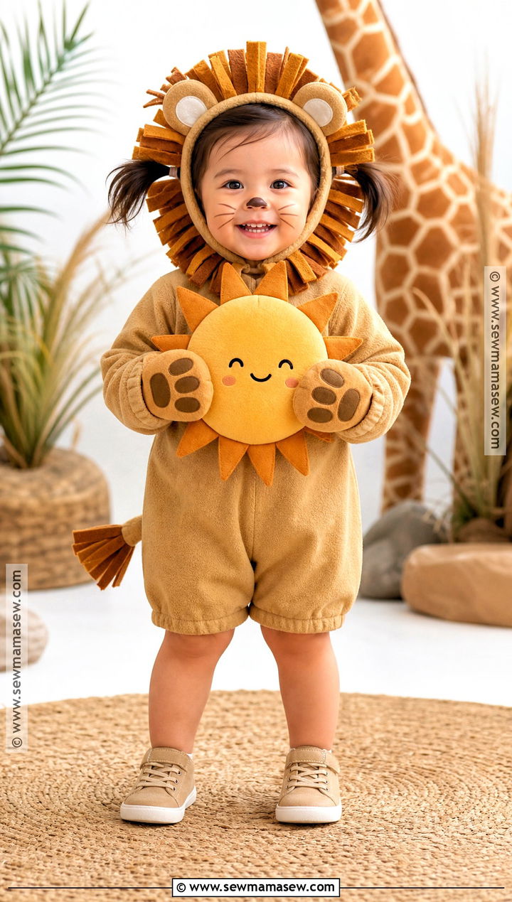 Toddler Girl Lion Costume - 30 halloween costumes for toddler girls
