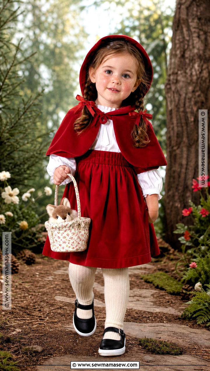 Toddler Girl Little Red Riding Hood Costume - 40 toddler girl halloween costume ideas