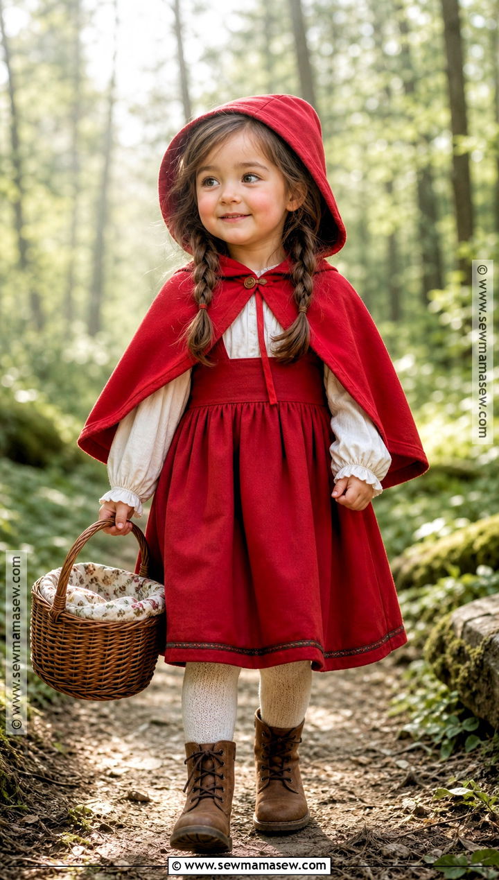 Toddler Girl Little Red Riding Hood Costume - 30 toddler girl halloween costume ideas
