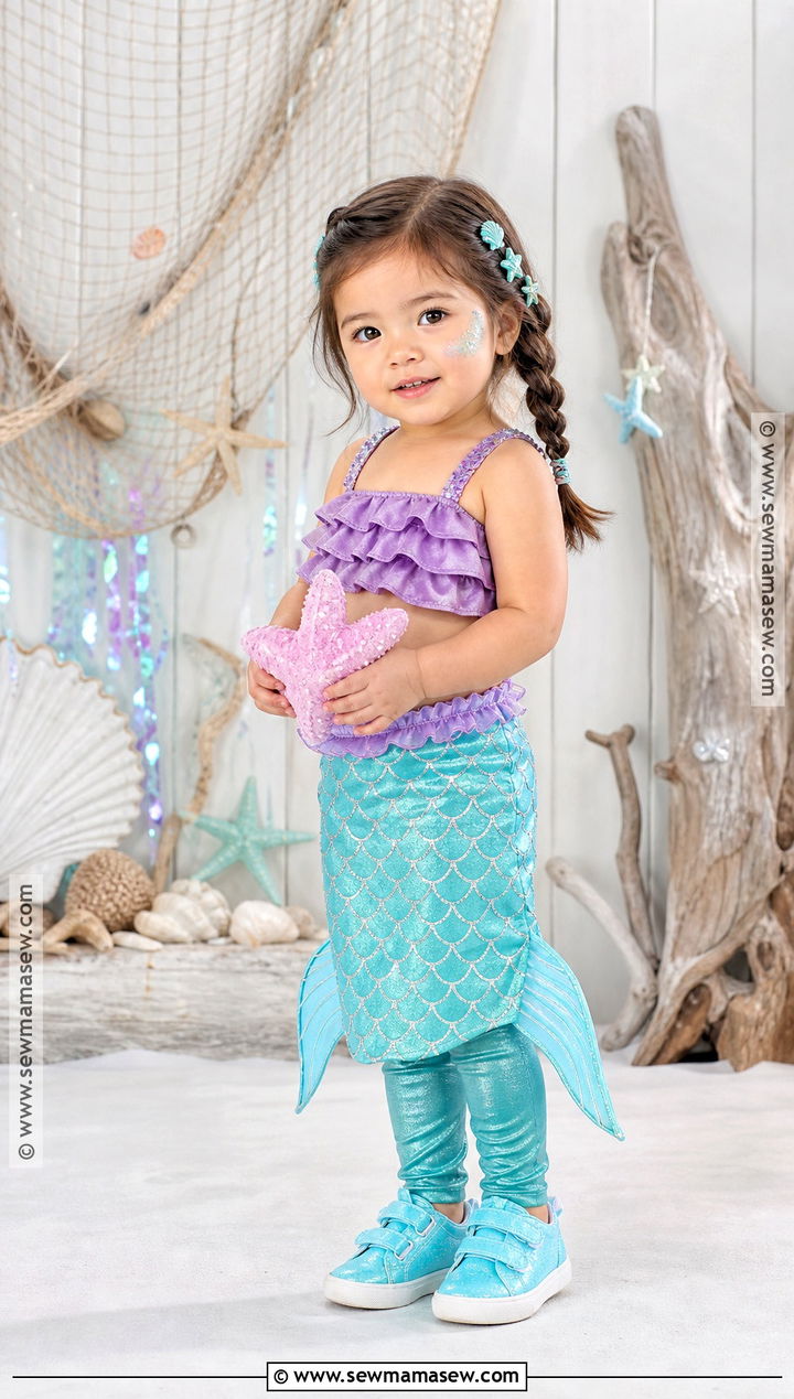 Toddler Girl Mermaid Costume - 30 halloween costumes for toddler girls