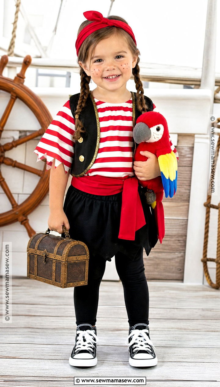 Toddler Girl Pirate Costume - 40 toddler girl halloween costume ideas