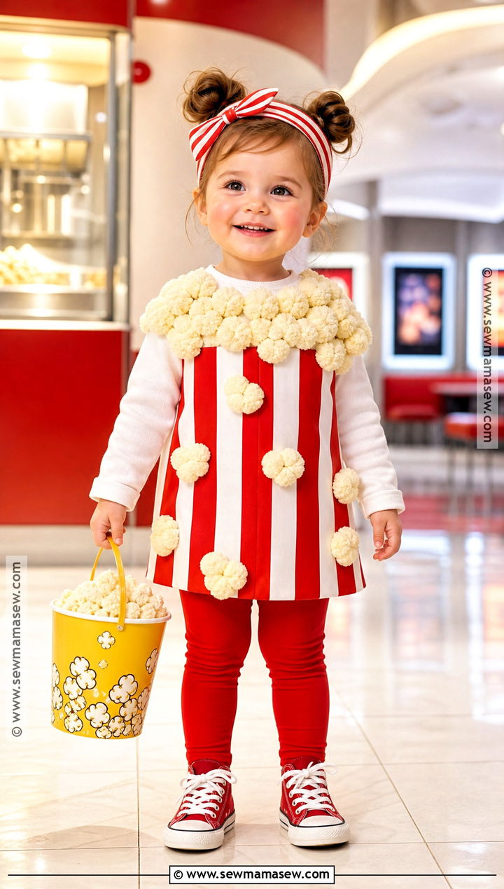 Toddler Girl Popcorn Costume - 40 toddler girl halloween costume ideas