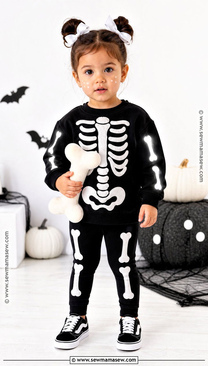 Toddler Girl Skeleton Costume - 40 toddler girl halloween costume ideas