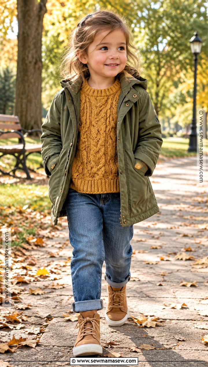 Toddler Girl Sweater And Jeans Fall Outfit - 25 toddler fall outfits for girls