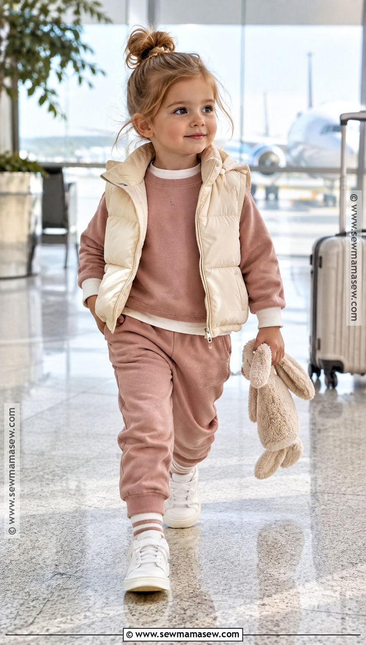 Toddler Girl Tracksuit And Puffer Vest Outfit - 25 toddler fall outfits for girls