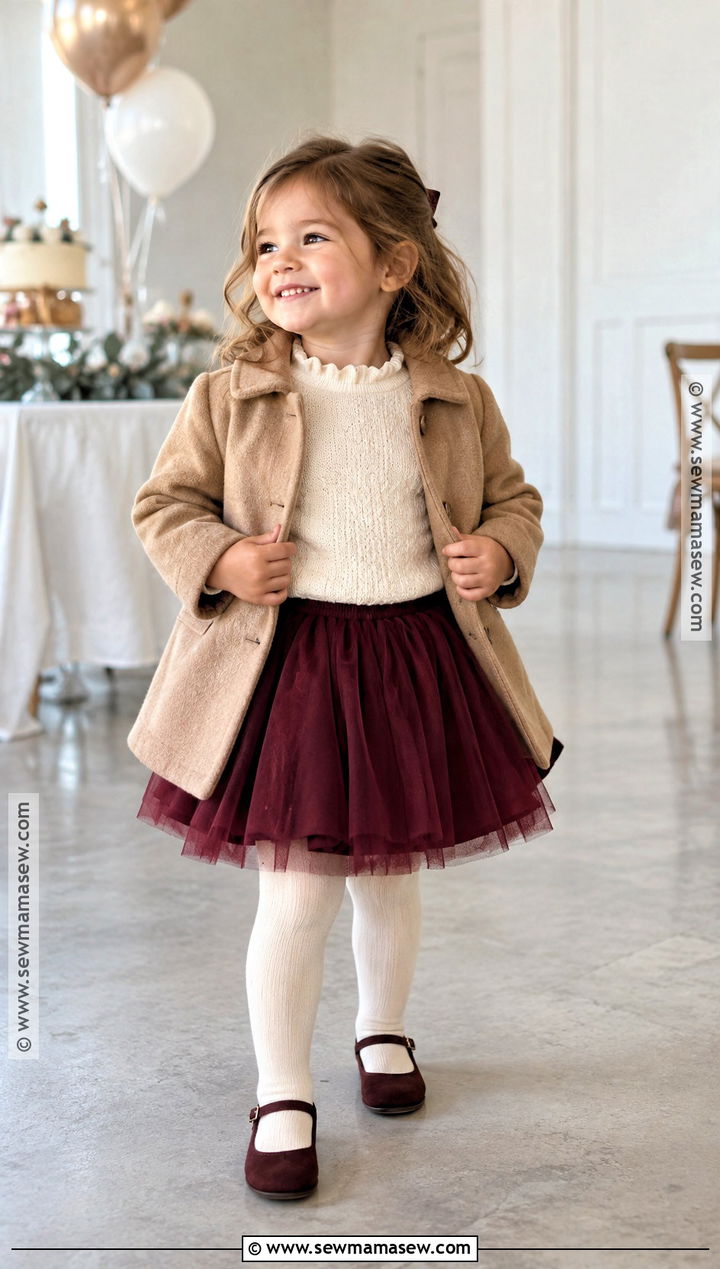 Toddler Girl Tulle Skirt And Sweater Outfit - 25 toddler fall outfits for girls