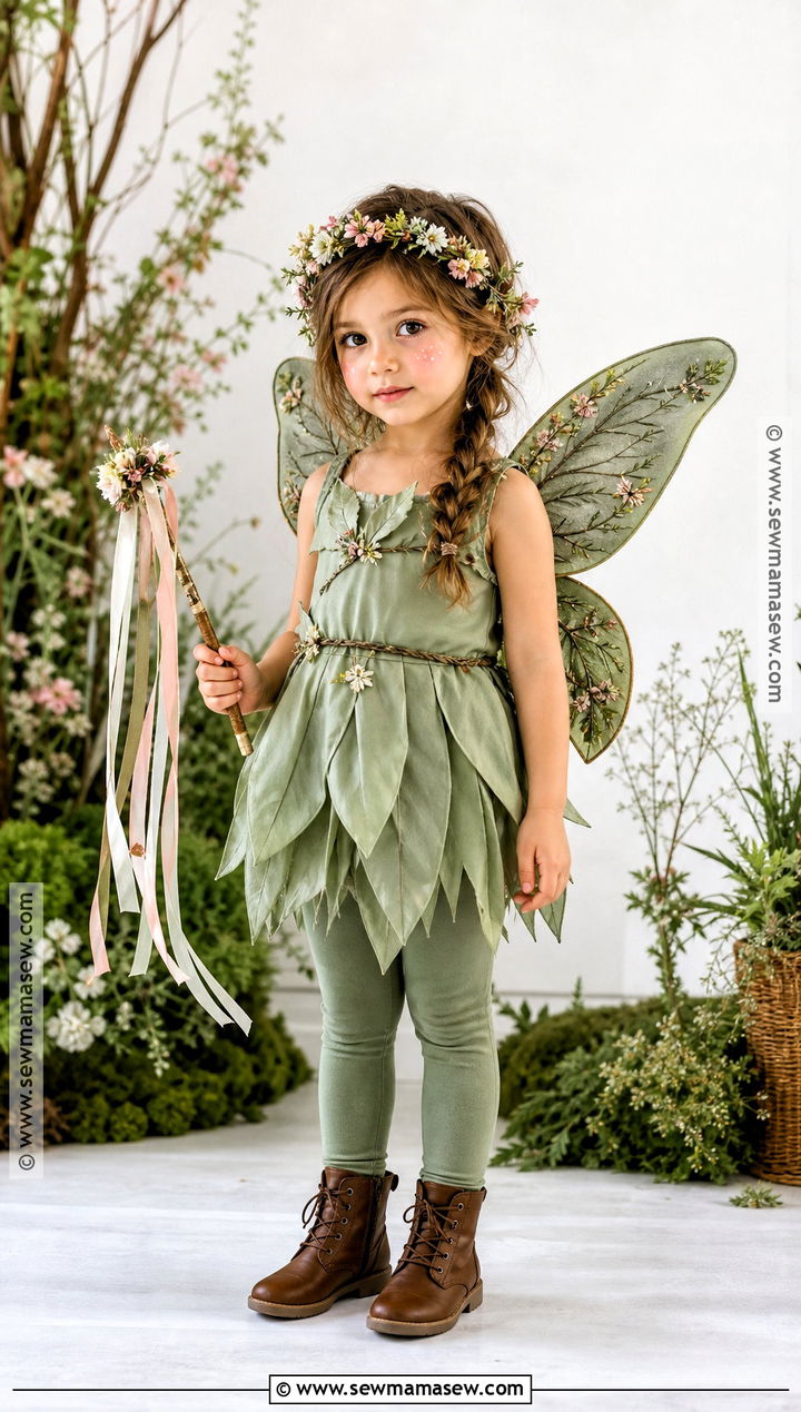 Toddler Girl Woodland Fairy Costume - 30 halloween costumes for toddler girls