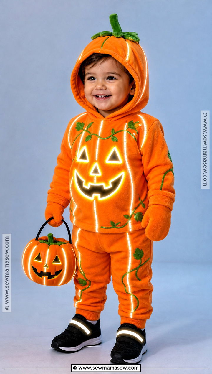 Toddler Glow Pumpkin Costume - 30 toddler pumpkin costume ideas