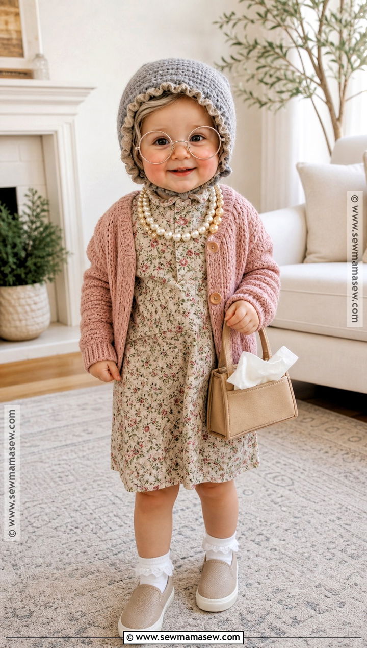 Toddler Grandma Costume - 30 funny toddler halloween costumes