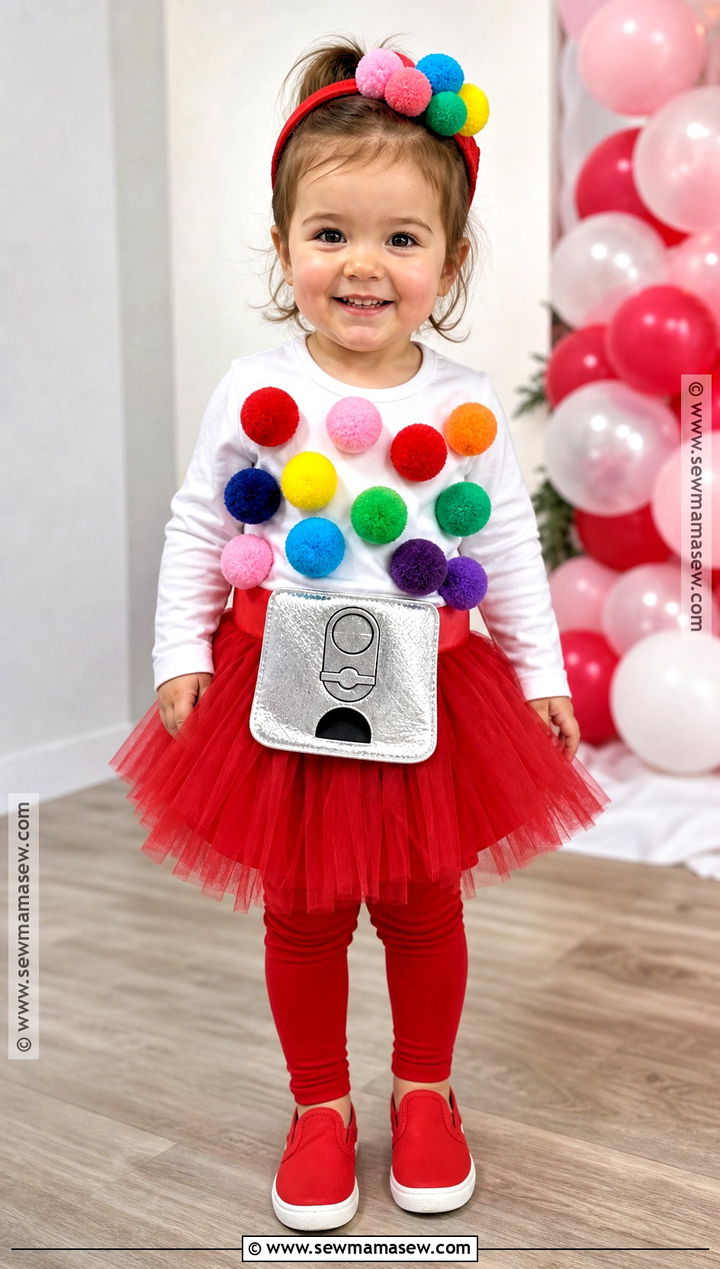 Toddler Gumball Costume With Tutu - 35 gumball costume ideas