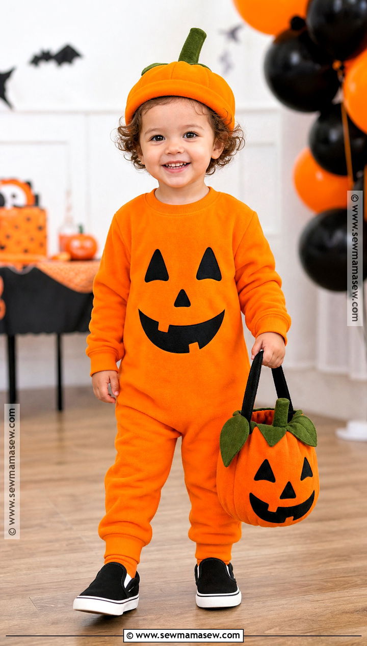 Toddler Jack O Lantern Pajama Costume - 30 toddler pumpkin costume ideas