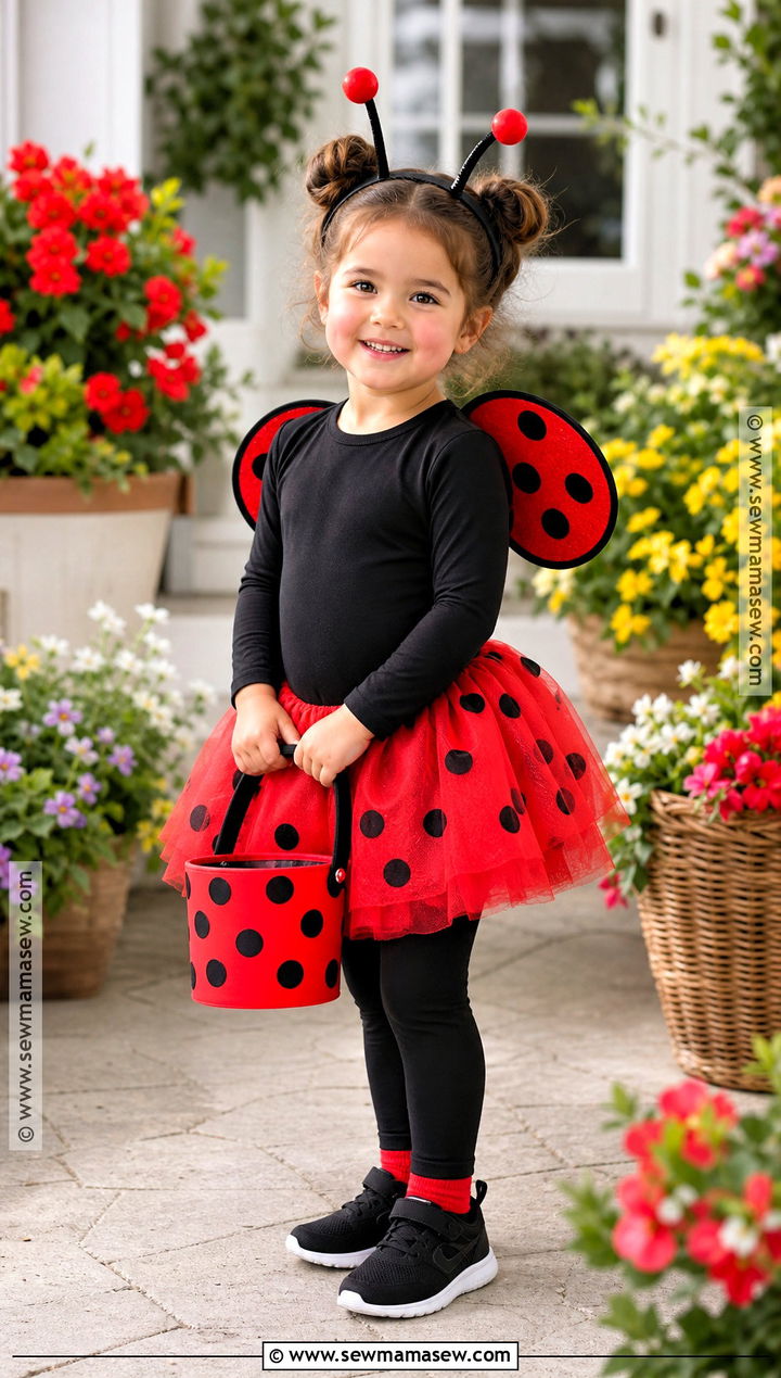 Toddler Ladybug Costume With Red Tutu - 40 toddler halloween costumes for girls