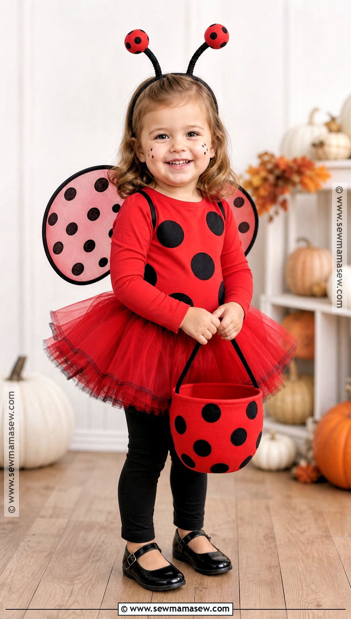 Toddler Ladybug Costume With Red Tutu - 35 toddler costumes for girls