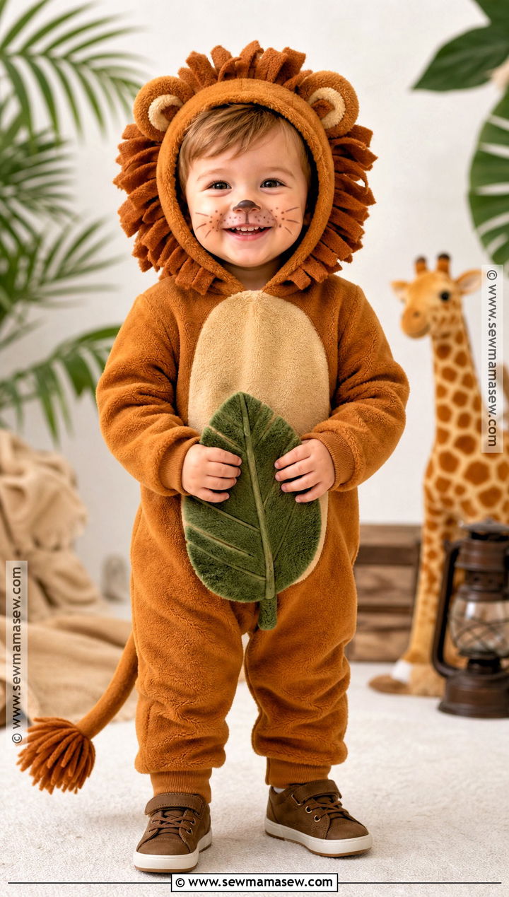Toddler Lion Costume With Soft Mane - 30 toddler boy costume ideas