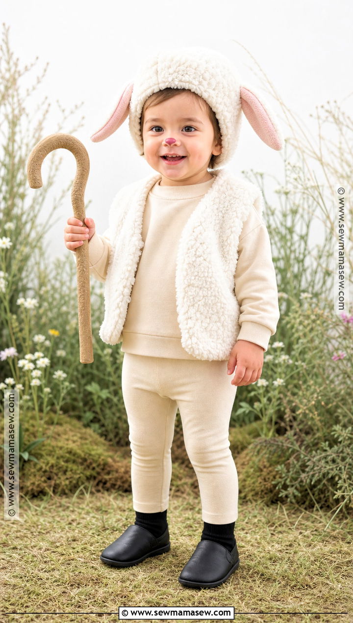 Toddler Little Lamb Halloween Costume - 30 toddler and baby halloween costumes