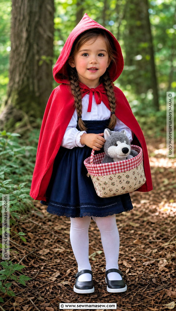 Toddler Little Red Riding Hood Costume - 40 toddler halloween costumes for girls