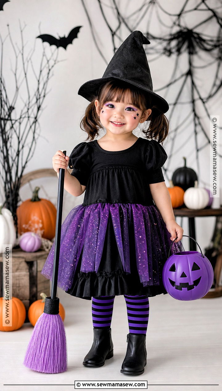 Toddler Little Witch Halloween Costume - 30 toddler and baby halloween costumes