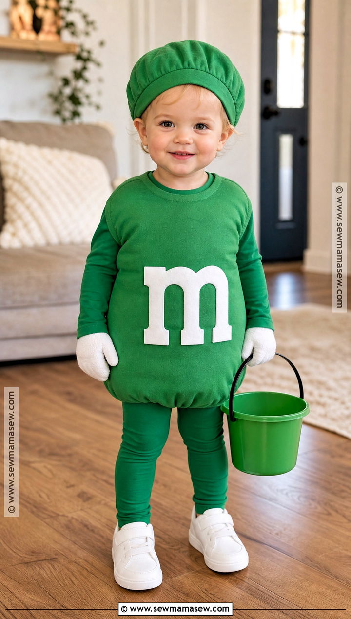 Toddler MandM Costume With Leggings - 40 m&m costume ideas