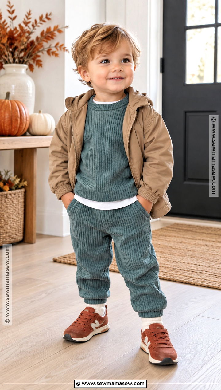 Toddler Matching Knit Set Outfit - 20 toddler fall fashion ideas