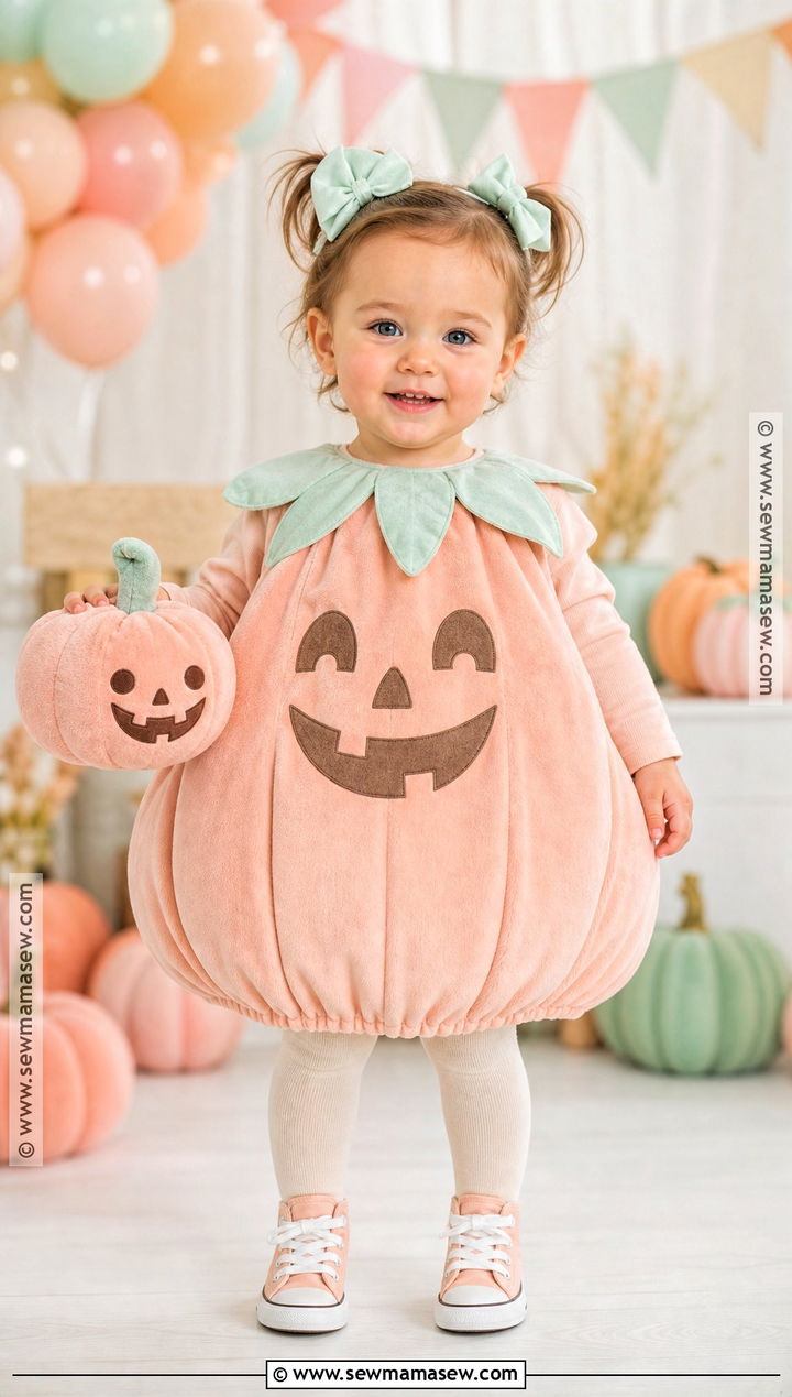 Toddler Pastel Pumpkin Costume - 30 toddler pumpkin costume ideas