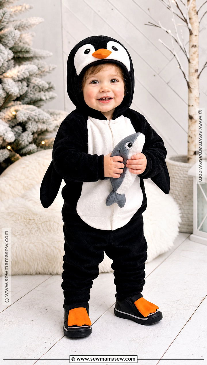 Toddler Penguin Costume With Orange Feet - 30 toddler boy costume ideas