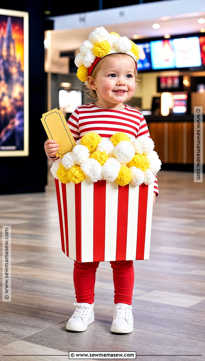 Toddler Popcorn Costume - 30 funny toddler halloween costumes