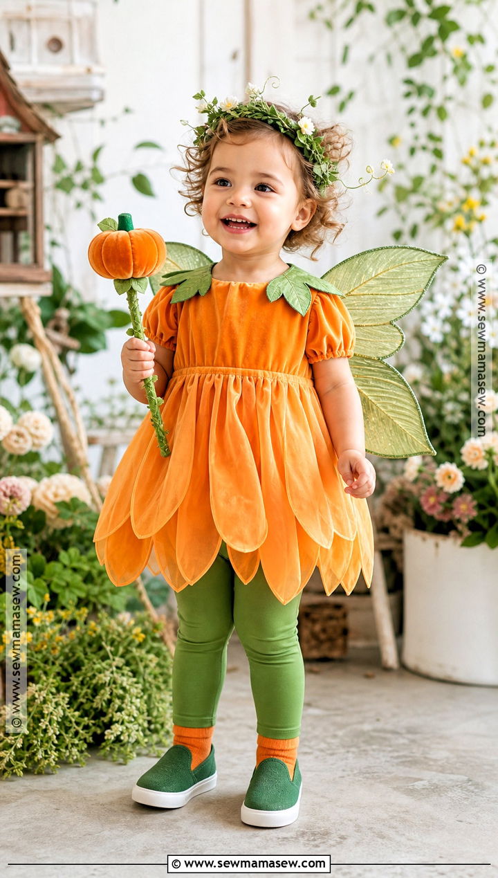 Toddler Pumpkin Fairy Costume - 30 toddler pumpkin costume ideas