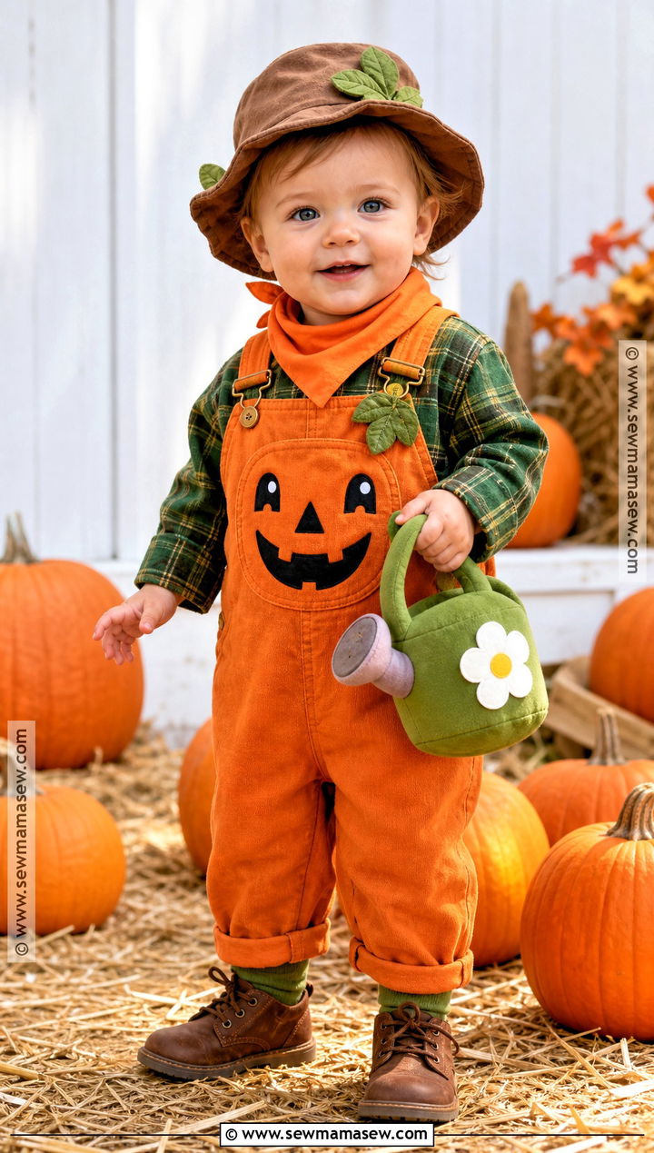 Toddler Pumpkin Patch Farmer Costume - 30 toddler pumpkin costume ideas