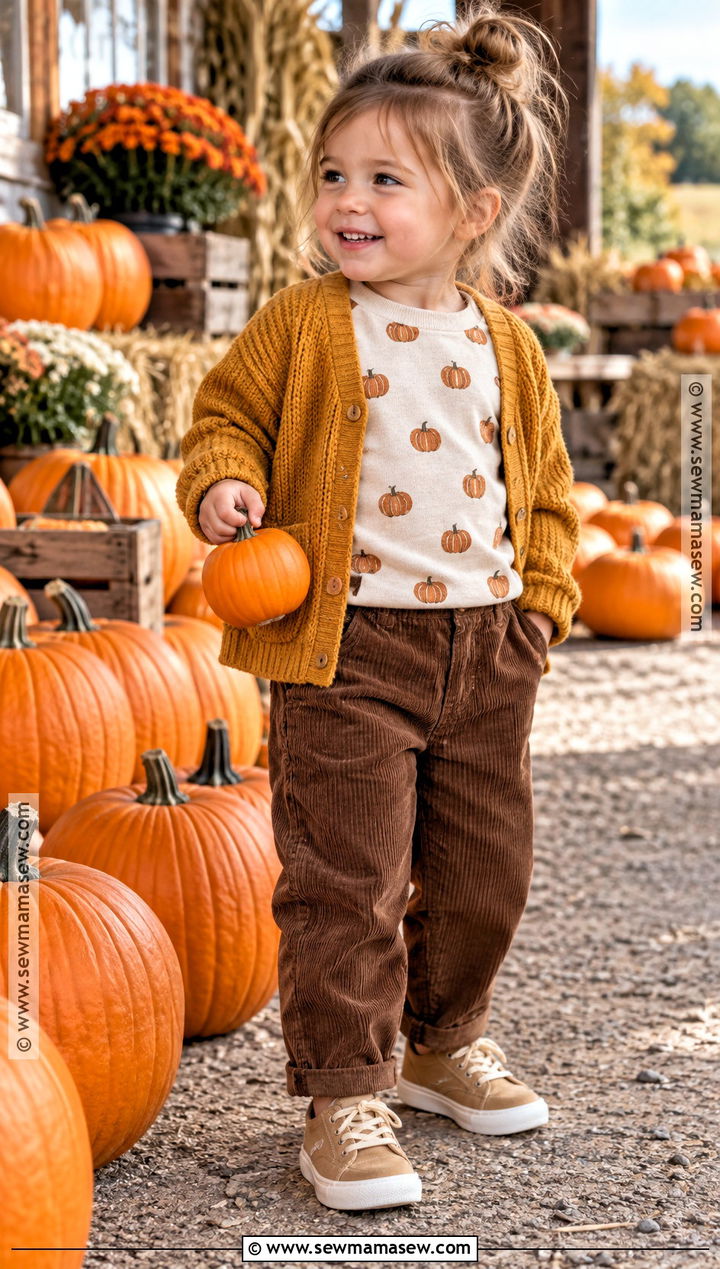 Toddler Pumpkin Patch Outfit With Corduroy Pants - 25 toddler pumpkin patch outfit ideas