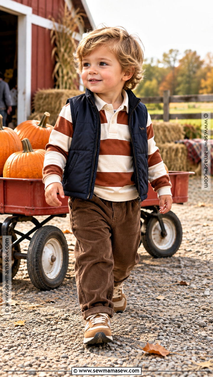 Toddler Pumpkin Patch Outfit With Rugby Shirt - 25 toddler pumpkin patch outfit ideas