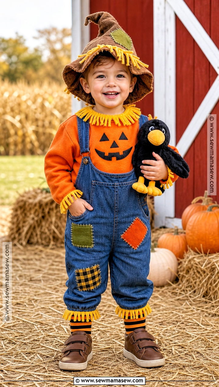 Toddler Pumpkin Scarecrow Costume - 30 toddler pumpkin costume ideas