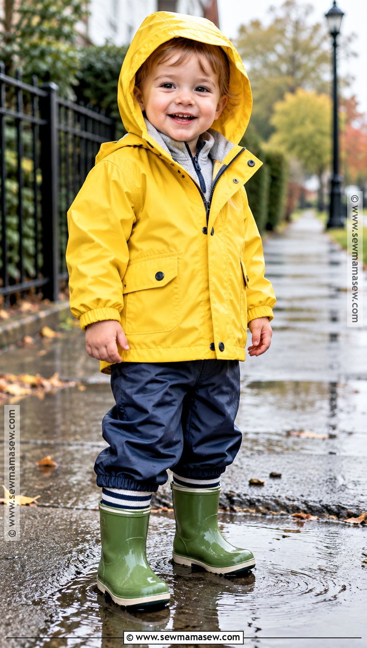 Toddler Rain Jacket And Rain Boots Outfit - 15 Toddler Fall Clothes