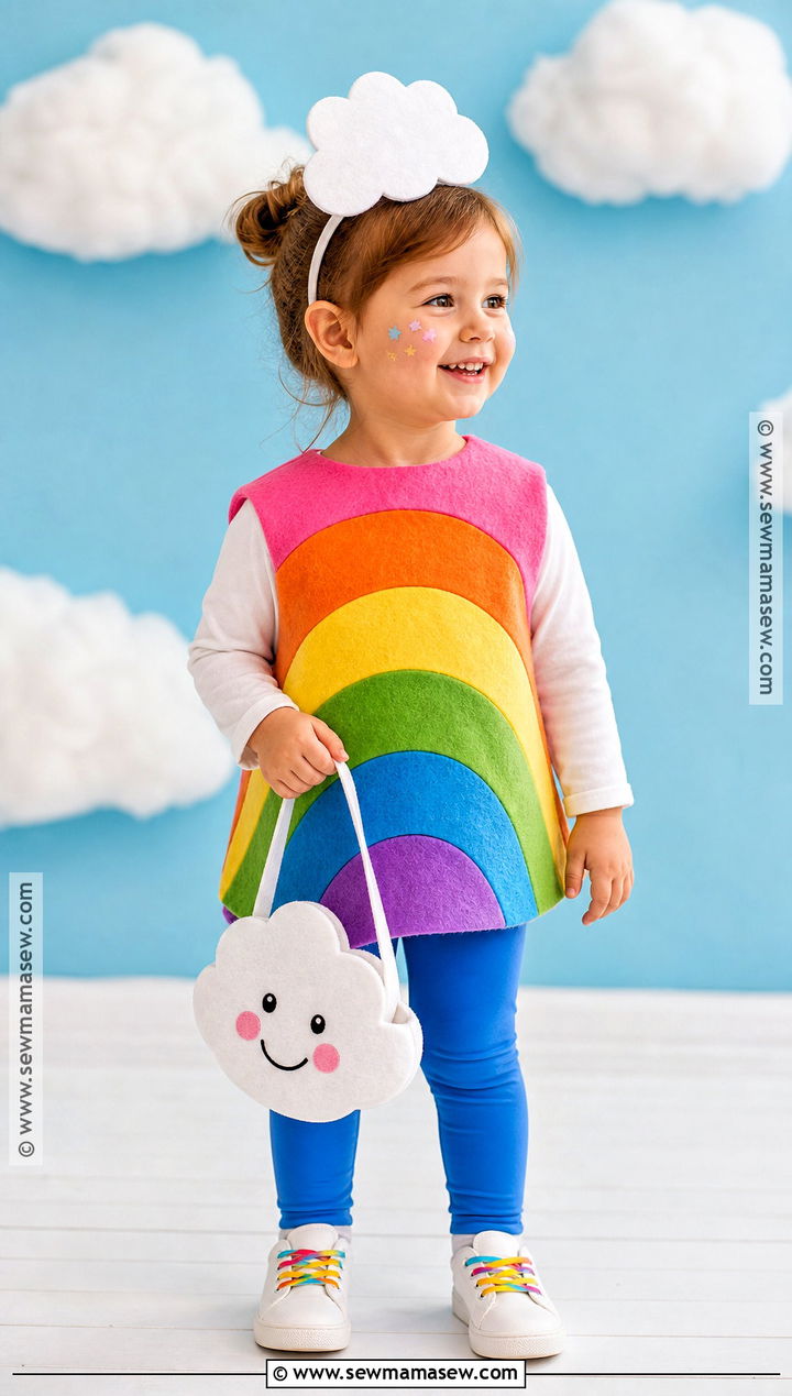 Toddler Rainbow Halloween Costume - 30 toddler and baby halloween costumes