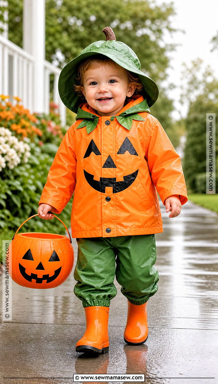 Toddler Rainy Day Pumpkin Costume - 30 toddler pumpkin costume ideas