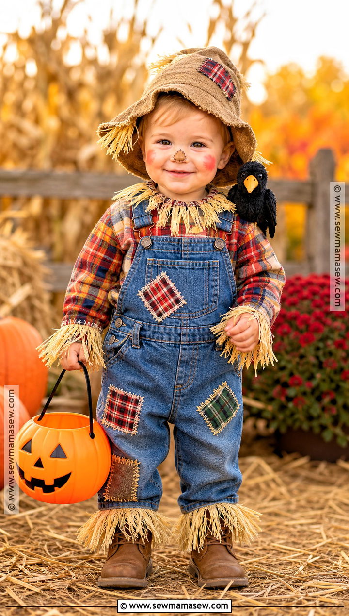 Toddler Scarecrow Costume - 30 toddler halloween costume ideas