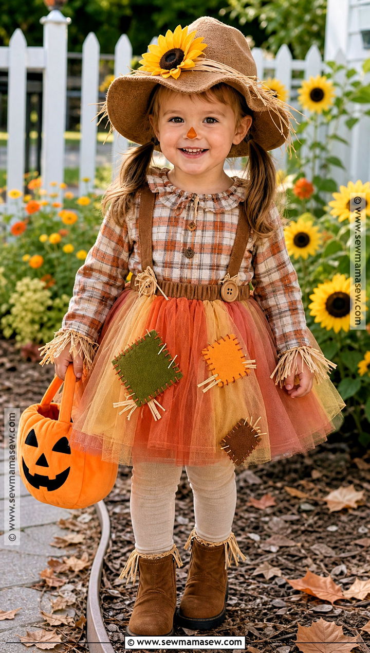 Toddler Scarecrow Costume With Tutu - 35 Scare Crow Halloween Costume Ideas