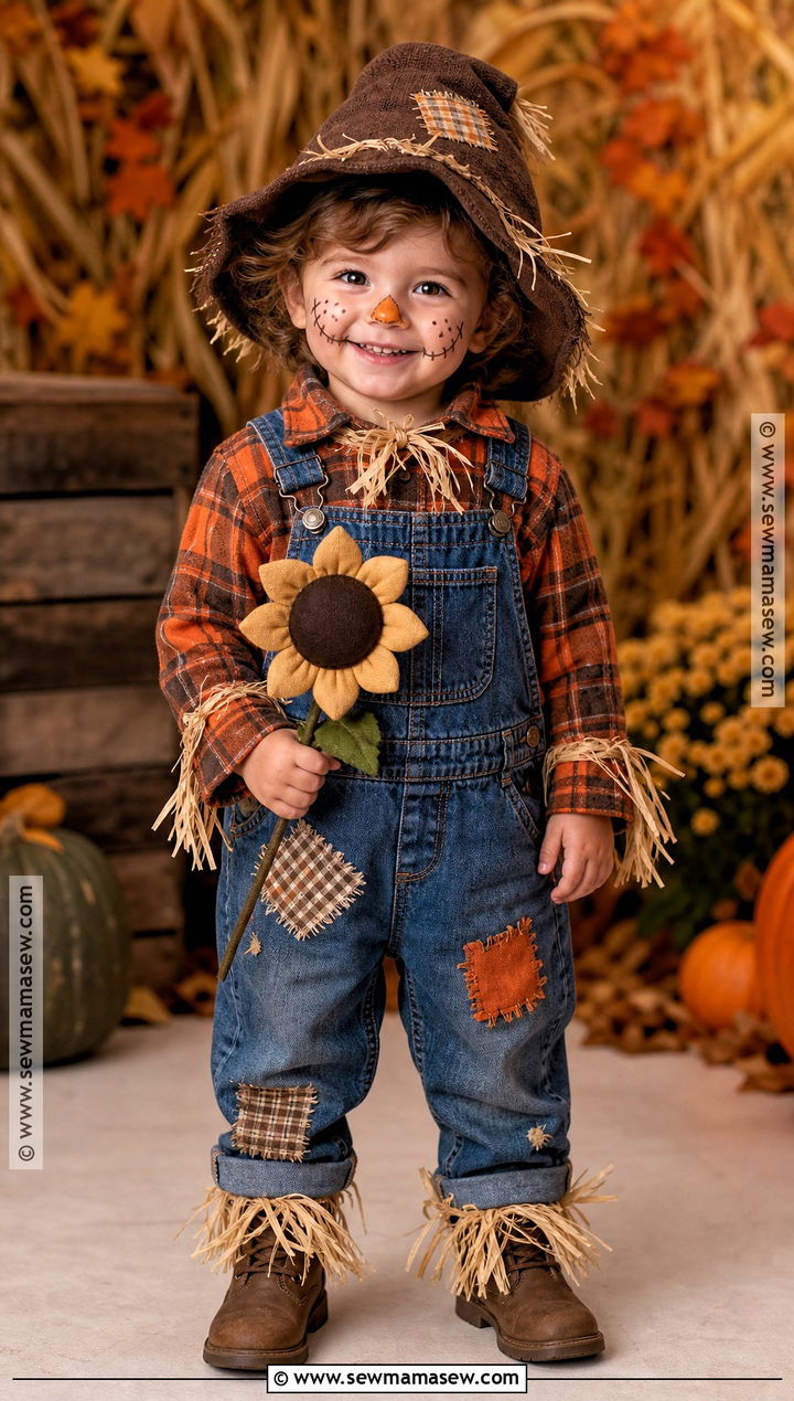 Toddler Scarecrow Halloween Costume - 30 toddler and baby halloween costumes