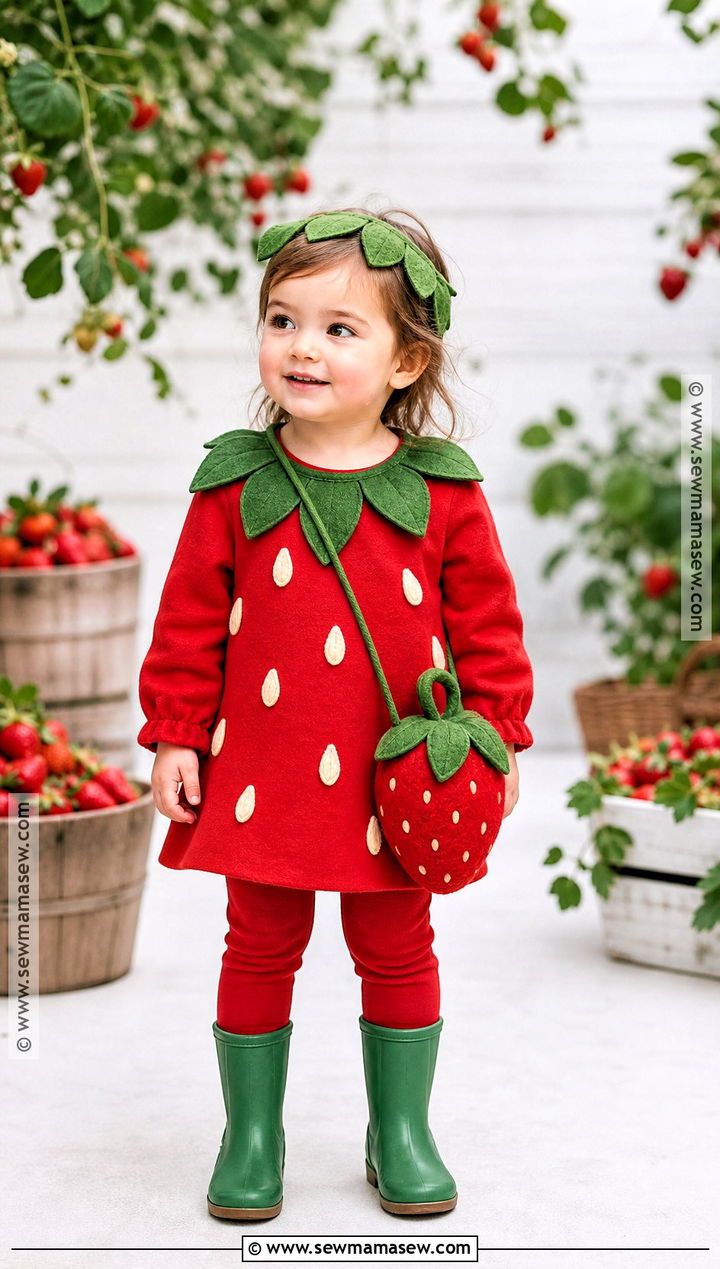 Toddler Strawberry Halloween Costume - 30 toddler and baby halloween costumes