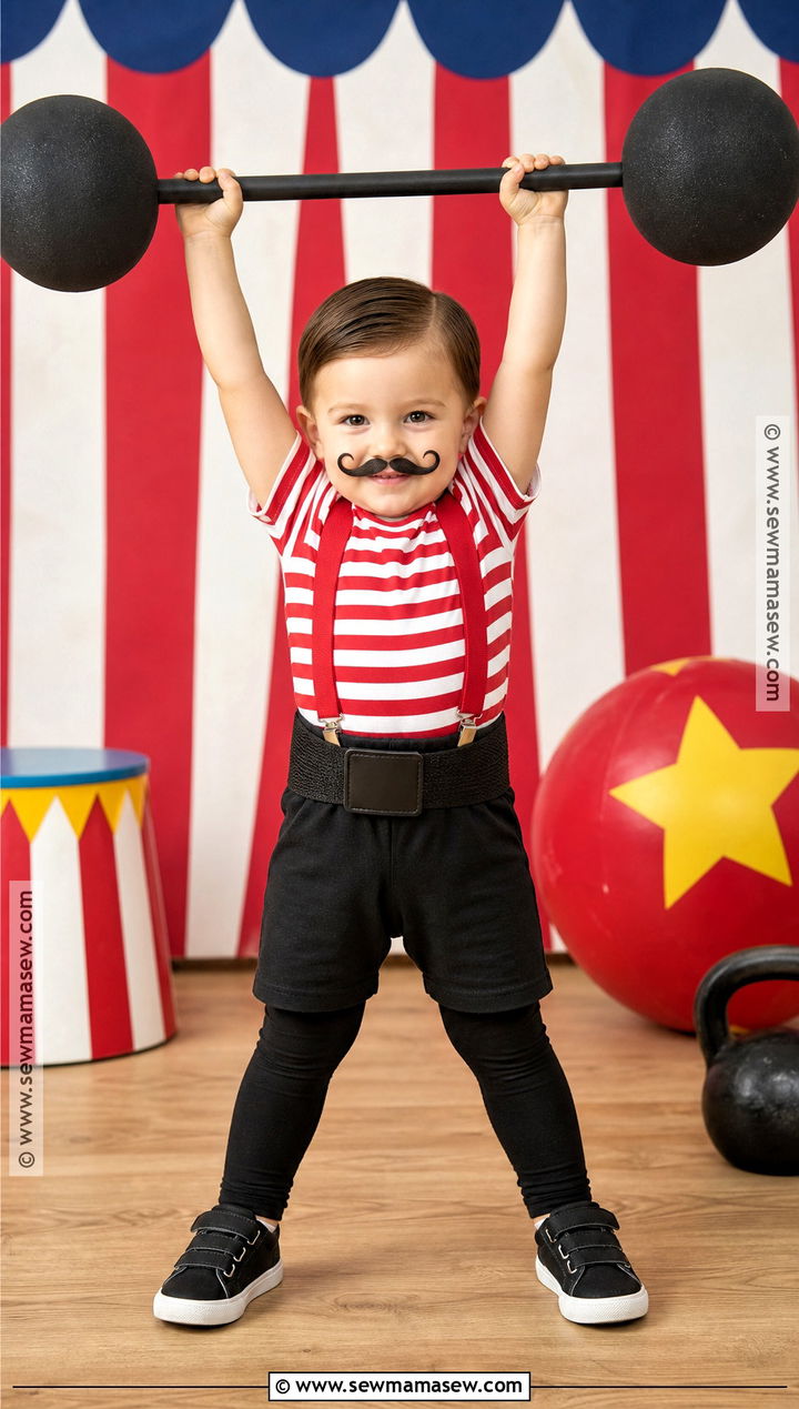 Toddler Strongman Costume - 30 funny toddler halloween costumes