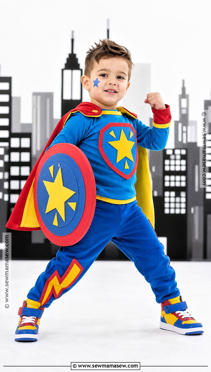 Toddler Superhero Costume With Mini Cape - 30 toddler boy costume ideas