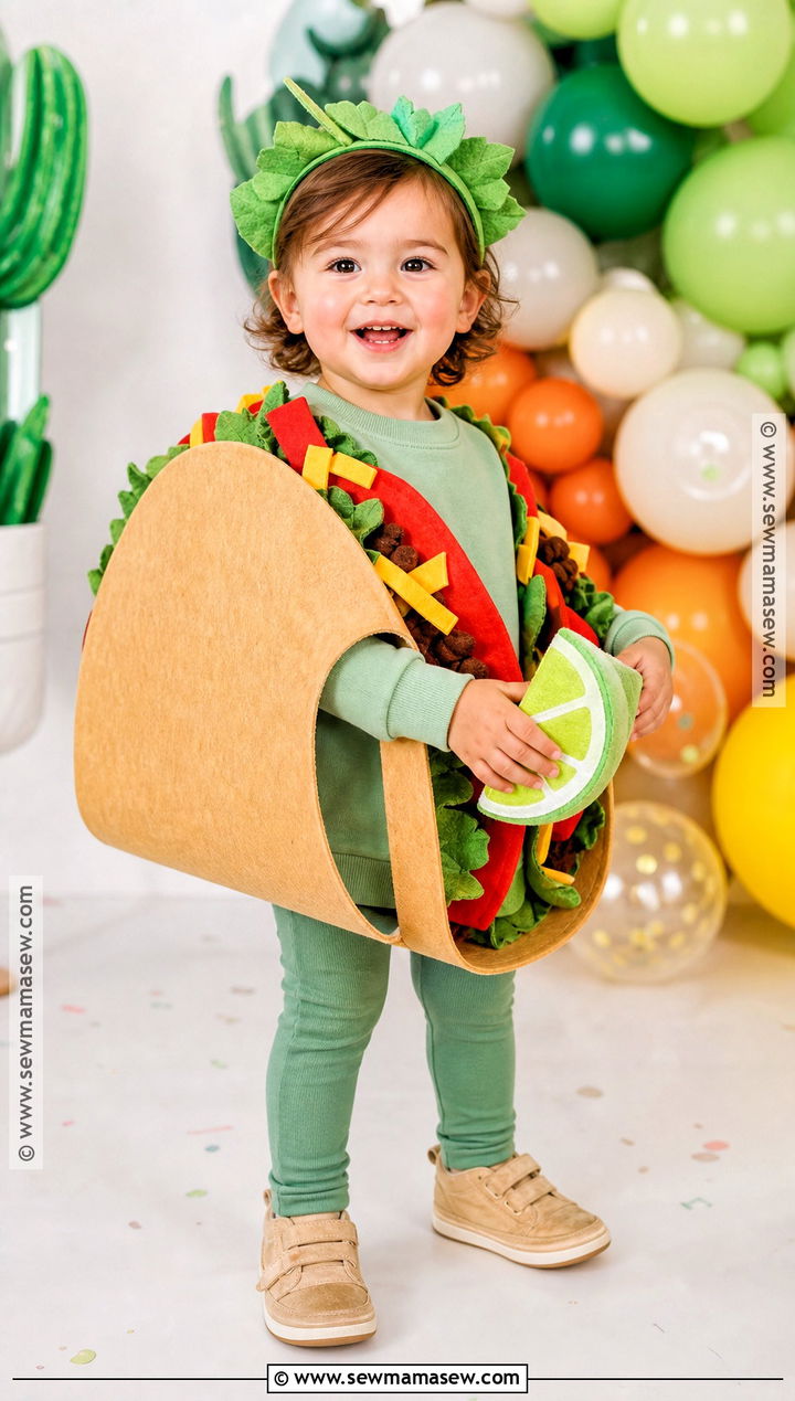 Toddler Taco Costume - 30 funny toddler halloween costumes
