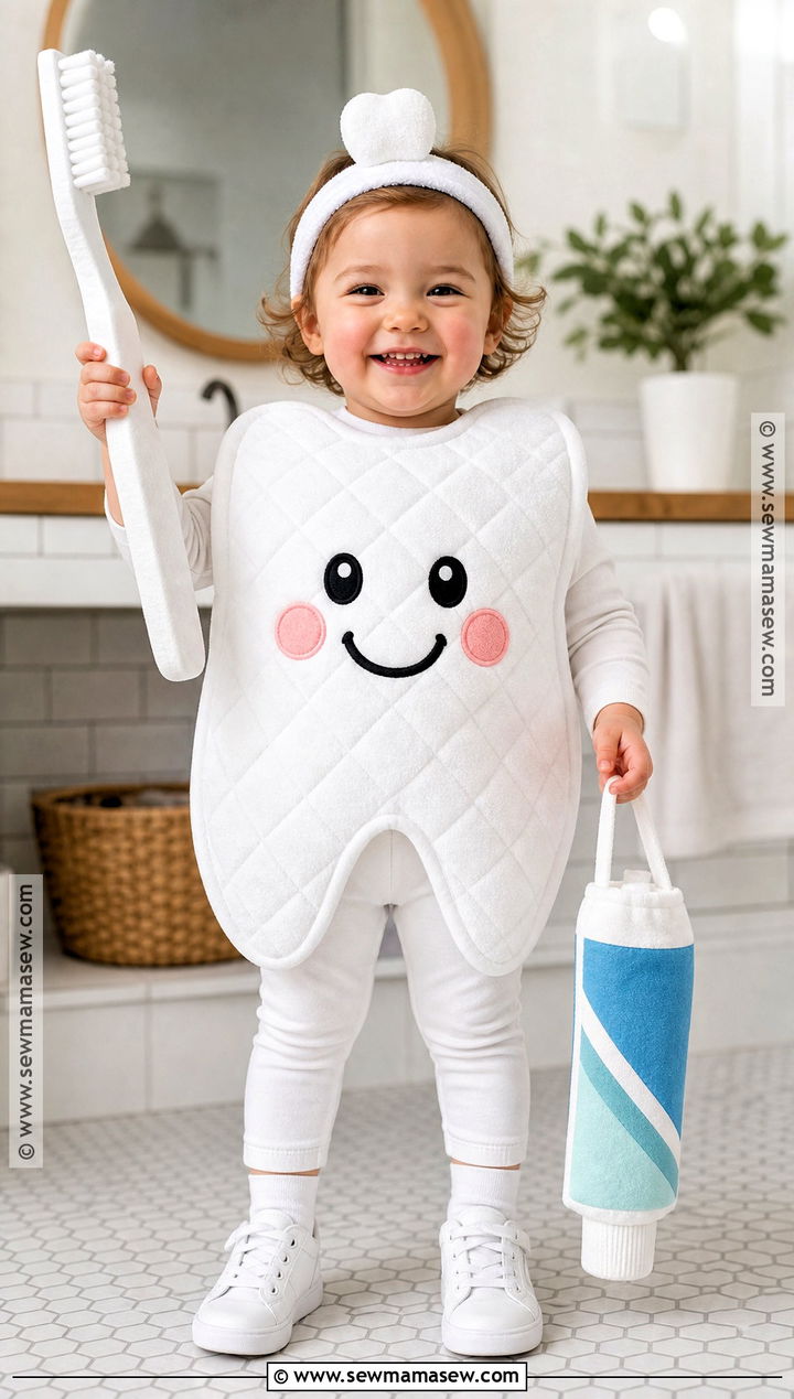 Toddler Tooth Costume - 30 funny toddler halloween costumes