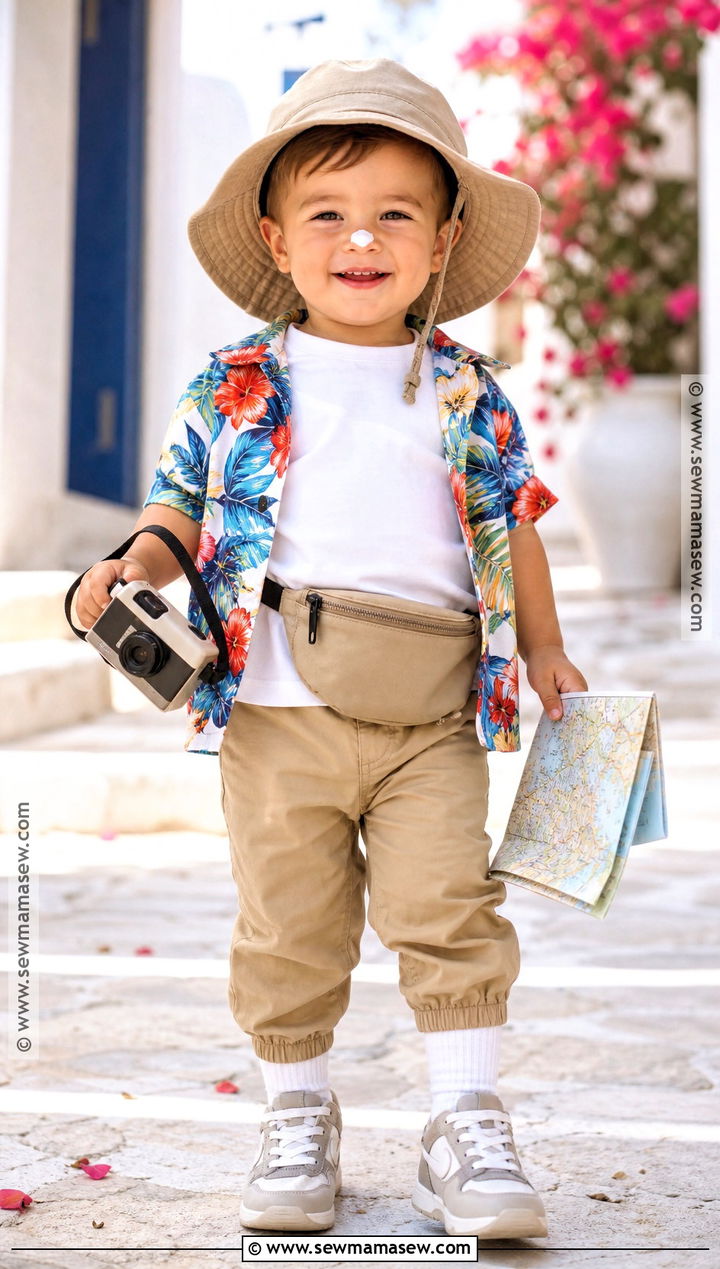 Toddler Tourist Costume - 30 funny toddler halloween costumes