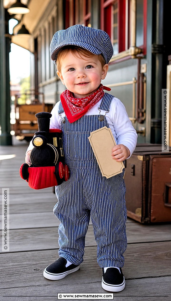 Toddler Train Conductor Costume - 30 toddler boy costumes