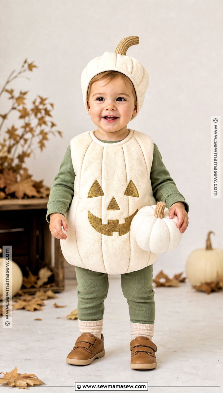 Toddler White Pumpkin Costume - 30 toddler pumpkin costume ideas