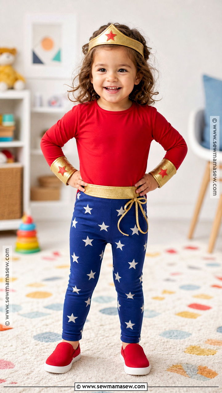 Toddler Wonder Woman Costume With Leggings - 50 wonder woman costume ideas