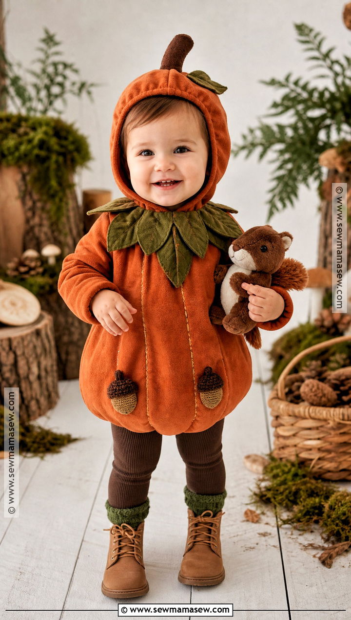 Toddler Woodland Pumpkin Costume - 30 toddler pumpkin costume ideas