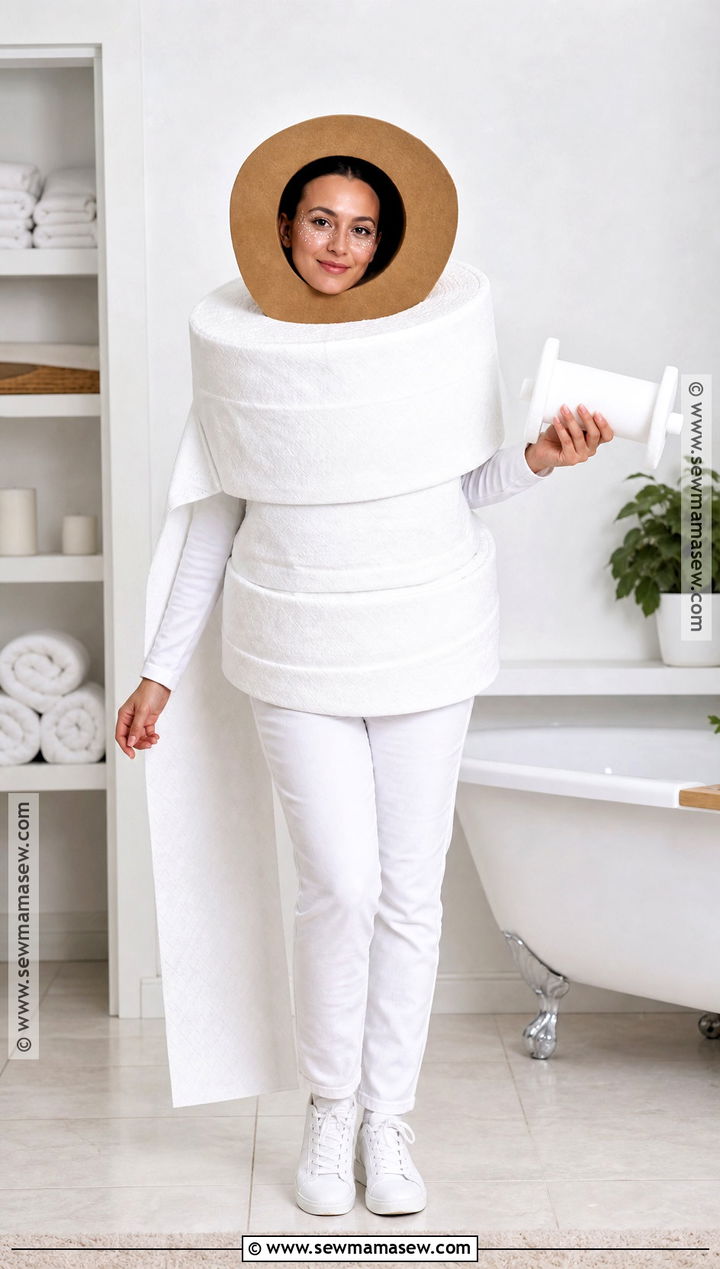 Toilet Paper Roll Costume - 50 funny costumes