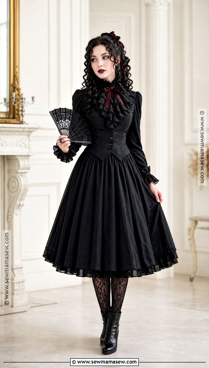 Tomie Gothic Ruffle Cosplay - 45 tomie cosplay ideas